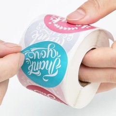 2 Inch Thank You Stickers 2000 Count for Packaging, Favors, Gift Bags