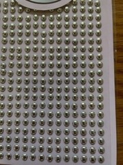 CraftbuddyUS CB083S 300pcs 4mm Individual Stick on Silver Rhinestuds Gems , DIY