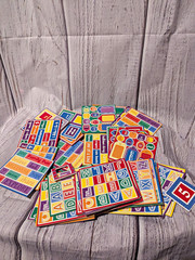 Multicolor Scrapbooking Chipboard Lot Alphabet Letters Numbers Words