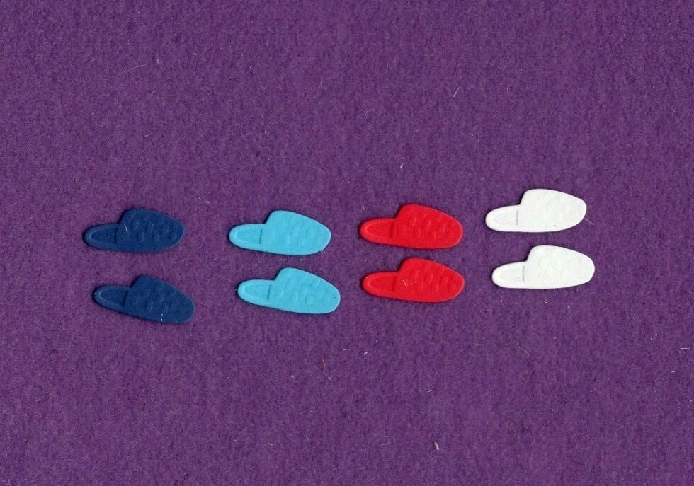 GRANDPA SLIPPERS die cuts scrapbook cards