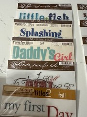 My Mind’s Eye Bohemia Transfer Titles Rub On Scrapbooking Craft (You Choose)