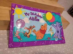 Vintage Sandylion Winnie The Pooh Tigger Sticker Album Sheet Notebook Folder Lot