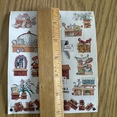 Vintage Moving Sticker ROLL Stickers, Boxes, Mailbox, New Home, Over 90 Sheets