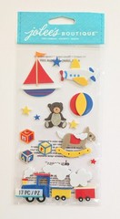 Jolee’s Baby Toddler Foam Toys Rocking Horse Train Teddy Scrapbooking Stickers