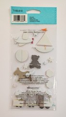 Jolee’s Baby Toddler Foam Toys Rocking Horse Train Teddy Scrapbooking Stickers