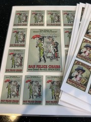 Large Junk Journal Material Victorian Advertising uncut laminated Ephemera