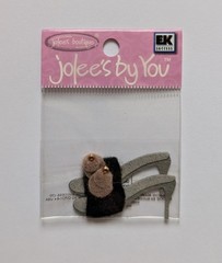 RARE Brown High Heeled Shoes Jolee’s By You MINI Scrapbooking Embellishments