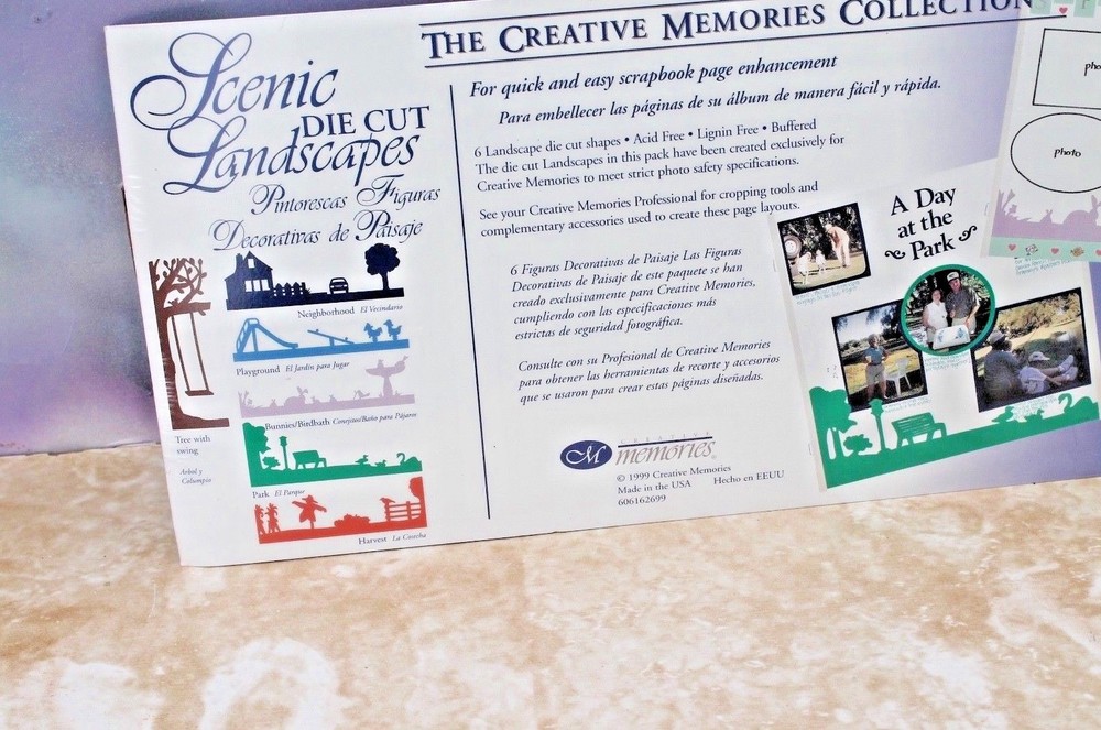 Creative Memories Collection, Scenic Landscapes Crafting Scrapbooking NIP