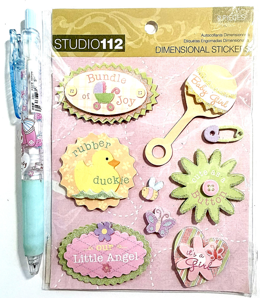 Baby Angel Stickers Scrapbooking Card Journal Planner Studio112