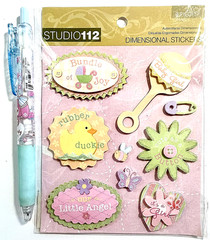 Baby Angel Stickers Scrapbooking Card Journal Planner Studio112