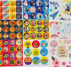 399 Sticker SCRATCH N SNIFF STINKY STICKERS SCENTED FUN CUTE EASTER THEMES