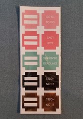 Pen+Gear 4 Sticker Sheets(3 in x 8 in/76.2 mm x 203.2 mm) 2 Different Styles|NEW