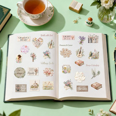 Christian Prayer Board Stickers – 100 Waterproof Bible Verse Decals