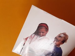 RARE! Scholastic Full House Stephanie & Michelle Tanner sticker *damaged*