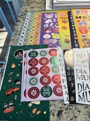 Huge lot of Asst scrapbook & Happy Planner Stickers, hundreds of pages see pics!