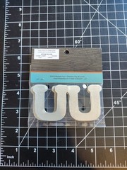 Hobby Lobby Woodpile 1.75” Wood Letters (4 Pieces Of Letter U) Still Sealed New
