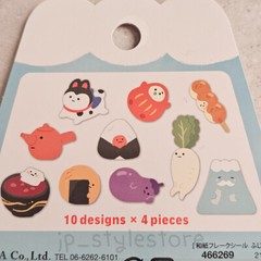 Flake seal sticker 40pieces Japan Japanese paper washi