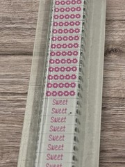 Magic Scraps Route 99 SWEET Stapler-Free Staples 30 Pieces 2006 White & Pink NEW
