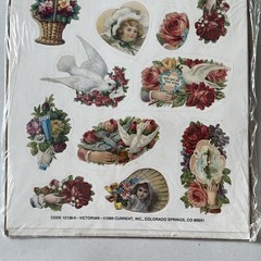 Vintage Stickers, 1989 Current Inc. Victorian Code 12138-0 Made In The USA