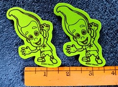 Jimmy Neutron Carl Wheezer Nickelodeon Sticker Foam Art 3D Puffy Scrapbook 5 pc
