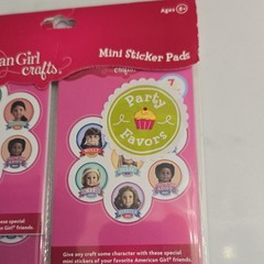 American Girl Mini Sticker Pads Party Favors, Multicolor 4 Packs 140 Pieces