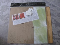 Quick Quotes 12×12 Page Kit 2 Page Layout Paper, Chipboard, Photo Corners NIP