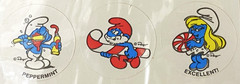 1983 Vintage 12 Smurf Scratch’n Sniff Peppermint Scented Stickers Smurfette Peyo