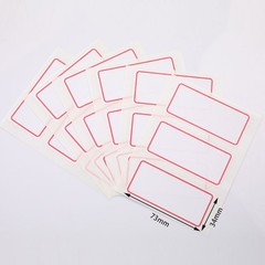 36 labels stickers Sheets White Self-Adhesive Label Name Sticker Blank N..X