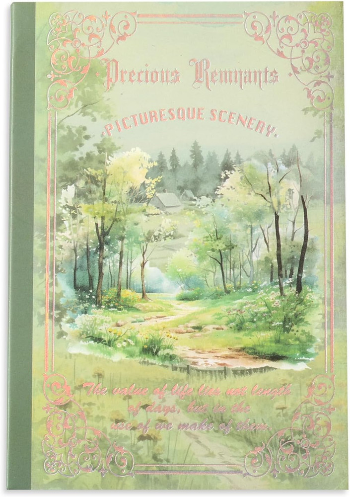 Plant Landscape Scrapbook Stickers 36 Sheets 200 Pre-Cut Washi Stickers for Jour