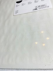 CREATIVE MEMORIES ABC/123 STICKERS LETTERS WHITE SIMPLE NIP