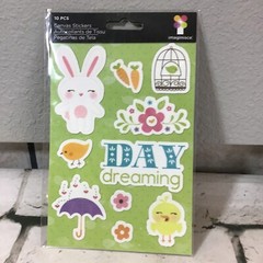 Imaginisce Scrapbooking Stickers Stackable Autocollants Lot Of 2 Packs