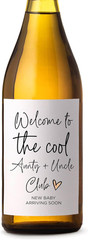 Set of 3 Pregnancy Reveal Wine Label for Family, Freinds, Brother and Sister, Pa