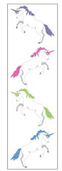 UNICORN STICKER SHEET STRIP PRISMATIC GLITTER MRS. GROSSMAN’S SPARKLE UNICORNS