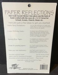 Paper Reflections Craft Accent Stickers NOS Hats DMD Industries Nurse Cowboy etc
