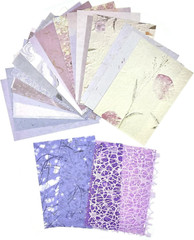 Textured Scrapbook Paper Mesh Fabric – Junk Journal Supplies Assorted Set 51 She