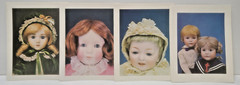 Vintage 1981 Byron Molds Baby Doll Note Cards Box of 20 with Envelopes S100