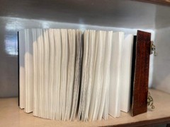 600 pages large tree of life journal | leather diary | 7 x 10, brown
