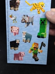 MINECRAFT Stickers 2 Sheets 26 Pieces Hallmark/Mojang Steve New
