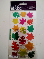 Lot of HALLOWEEN FALL Stickers Scrapbook New & Open Packages GOOGLE EYES SKULL