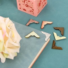 23mm Metal Book Corners,50pcs Photo Corners Book Corners Protector Retro Meta…