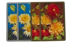 Vintage Congress Playing Cards Flowers Collage Scrapbook Junk Journal