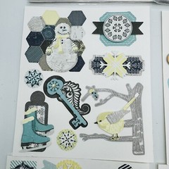 Lot 3 Creative Memories Layered Stickers Summer Days of Winter Days of Spring