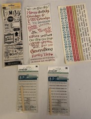 Scrapbook Lot, Family (Wedding, Relatives, Etc.) Stickers & Embellishments New