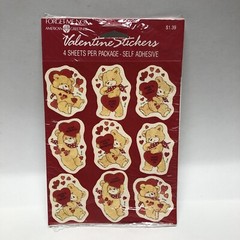 New Vintage Forget Me Not – American Greetings Valentine Stickers Sealed