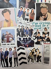 50pc One Direction 1D Stickers Full Color Decals HARRY STYLES