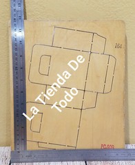 WOOD WOODEN PAPER CUTTING DIE BAG FITS ACCUCUT MACHINE BG100J READ