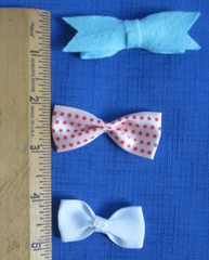 #70 Lot of 55+ Assorted Bows Approximately .25″-2.5″ Scrapbook DIY Crafts Hair