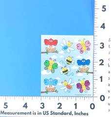 Carson Dellosa Birds Bees & Butterflies Mini Sticker Sheets Lot Of 5