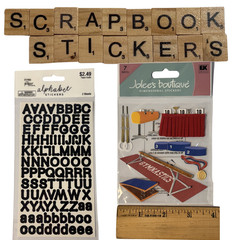 BIG Gymnastics Dance Scrapbook Lot Papers Stickers Borders Titles Craft Supplies