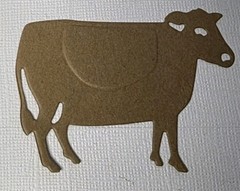 Cow Die Cut Cardstock Embellishments For Scrapbooking Card Making 8 Pieces